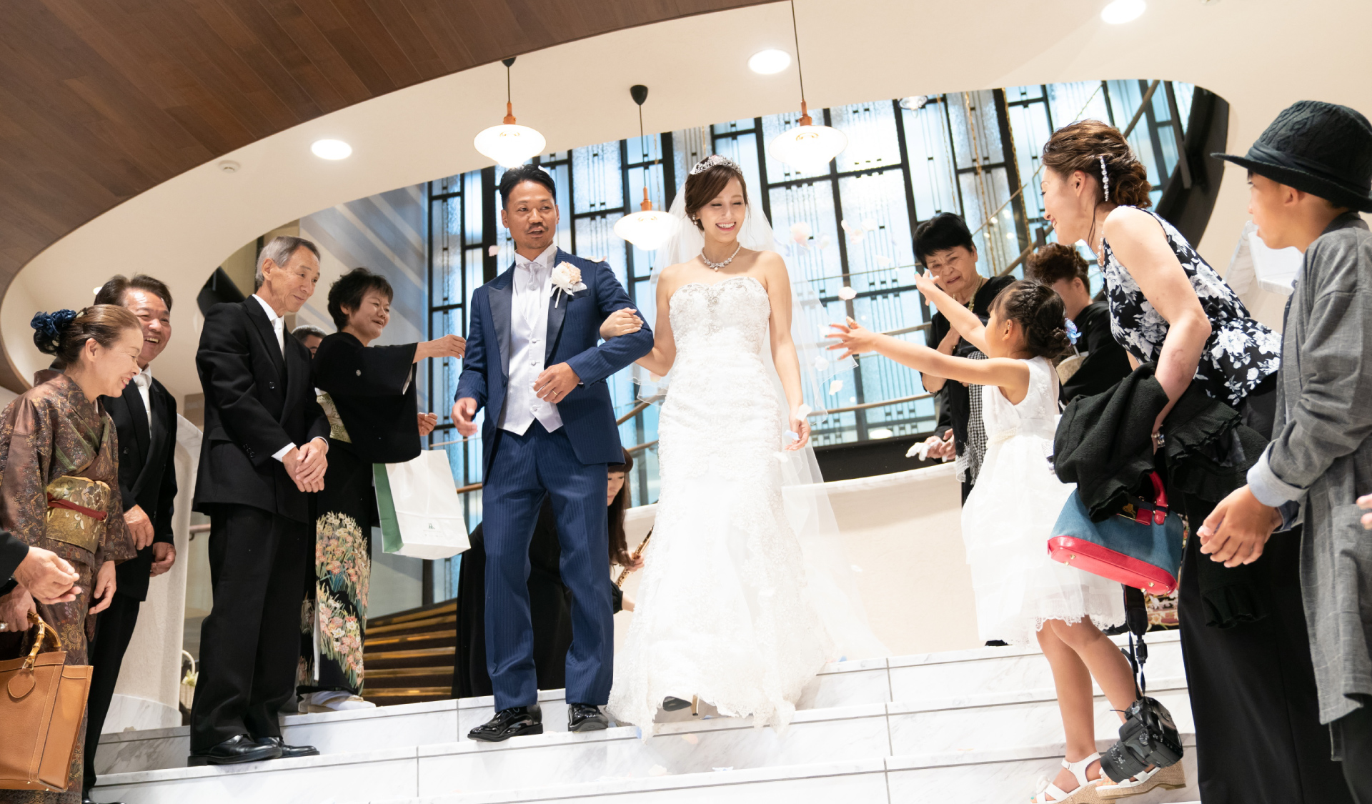 結婚式の写真